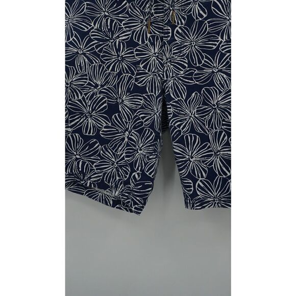 Reyn Spooner Men's Size 36 Mala Melia Boardshorts Cotton Floral Blue White Swim - Picture 4 of 12